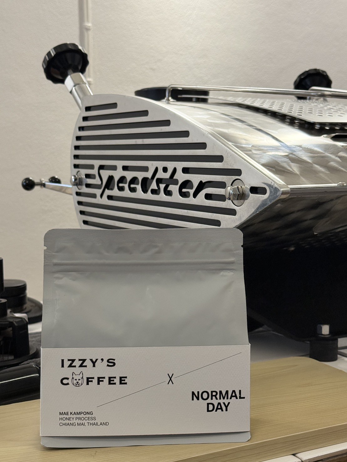 Actual Izzy’s × Normal Day coffee packaging